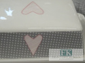KOLEKCJA PINK HEART MASELNICA śr. 5,5 cm styl francuski, shabby, vintage