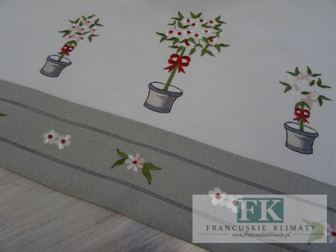 BIEŻNIK SERWETA FLOWERS 85X85 PROWANSJA SHABBY CHIC VINTAGE LOFT