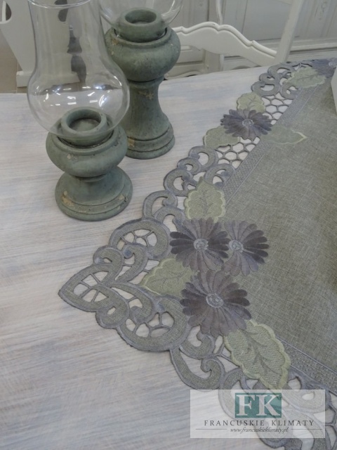 BIEŻNIK SERWETA MERLIN 85X85 PROWANSJA SHABBY CHIC VINTAGE LOFT