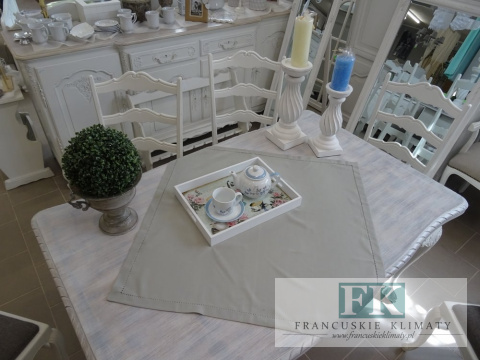 BIEŻNIK SERWETKA SECRET 85X85 SIWY PROWANSJA SHABBY CHIC VINTAGE LOFT BIEŻNIK SERWETKA SECRET 85X85 SIWY PROWANSJA SHABBY CHIC VINTAGE LOFT