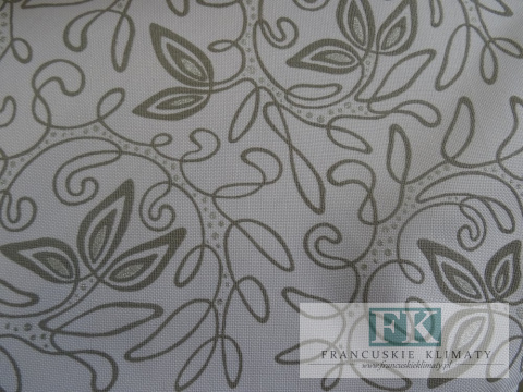 BIEŻNIK SERWETKA SILVER LEAF 75X75 BIAŁA PROWANSJA SHABBY CHIC VINTAGE LOFT BIEŻNIK SERWETKA SILVER LEAF 75X75 BIAŁA PROWANSJA SHABBY CHIC VINTAGE LOFT