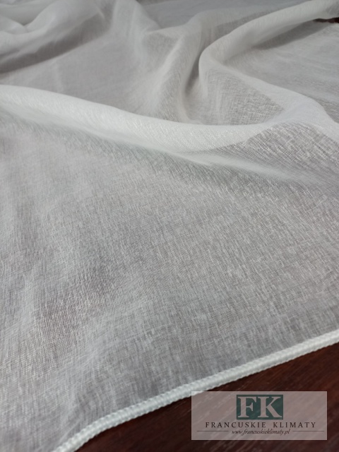 KUPON MATERIAŁ TKANINA BATYST 278 X 290 CM BIEL