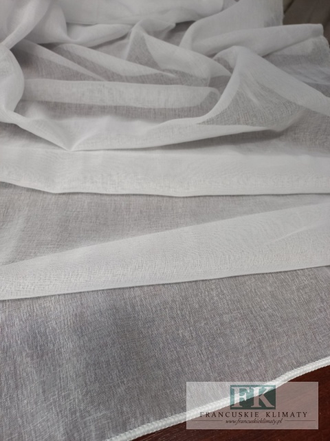 KUPON MATERIAŁ TKANINA BATYST 278 X 290 CM BIEL
