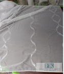 MATERIAŁ , TKANINA BATYST WZÓR 290 cm BIEL
