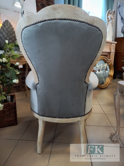 FRANCUSKI FOTEL DĄB antyczne drewno