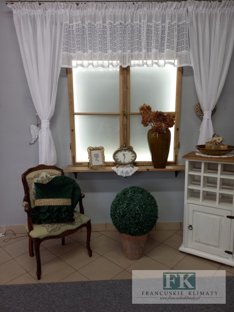 KOMPLET , KPL LAMBREKIN SZEROKA GIPIURA 300/55 CM WYSOKOŚĆ , BOKI 130/160 WYSOKOŚĆ,