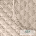 NARZUTA VELVET 220/240 PIKOWNA , CIEMNY BEŻ