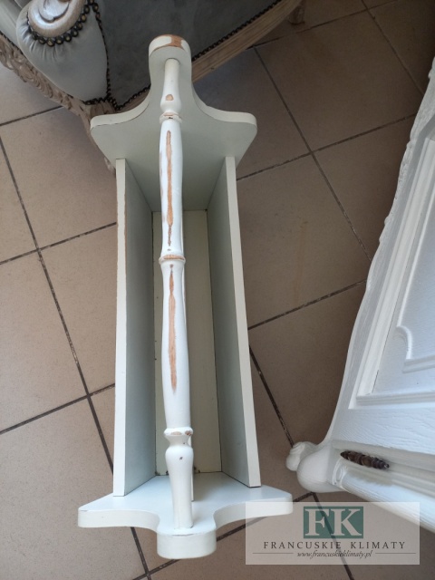 GAZETNIK,STOJAK DREWNIANY 42 CM