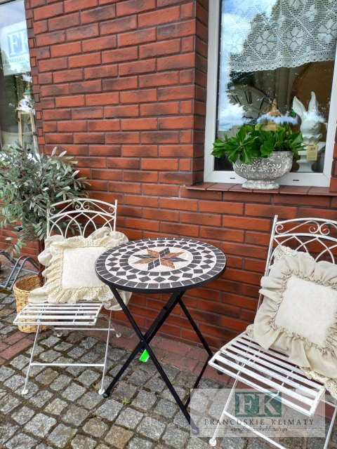 STOLIK MOZAIKA 71 CM METAL