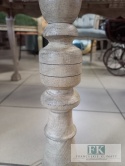 postument 54 cm drewno ŚWIECZNIK / KWIETNIK antyczne drewno