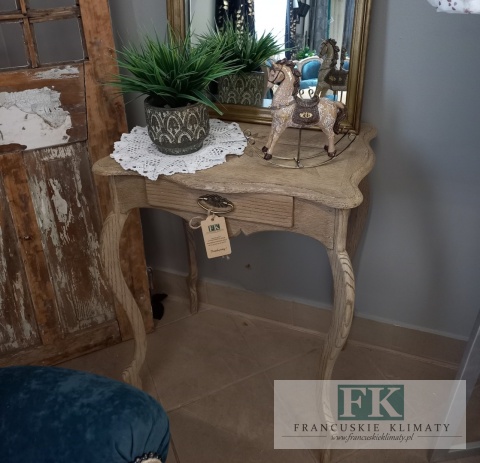 FRANCUSKI STOLIK KONSOLA DĄB antyczne drewno