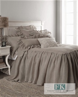 NARZUTA NA ŁÓŻKO 130/200 , falbany W STYLU PROWENSALSKIM