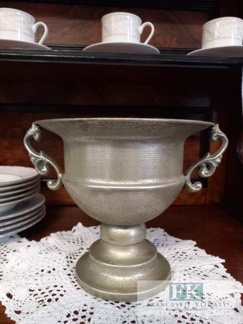 METALOWY WAZON DONICA OSŁONKA 27,5 CM