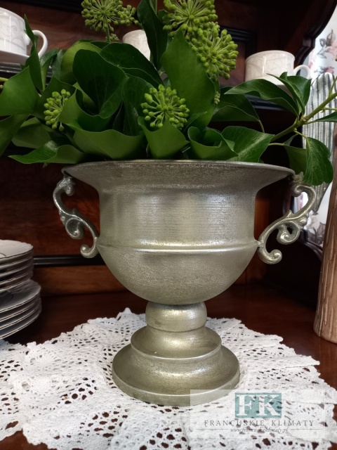 METALOWY WAZON DONICA OSŁONKA 27,5 CM