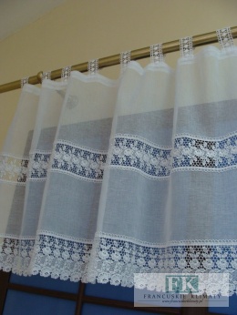 ZAZDROSTKA gotowa ZAZDROSKA , 165/60 PROWANSJA , BATYST , GIPIURA METRAŻ