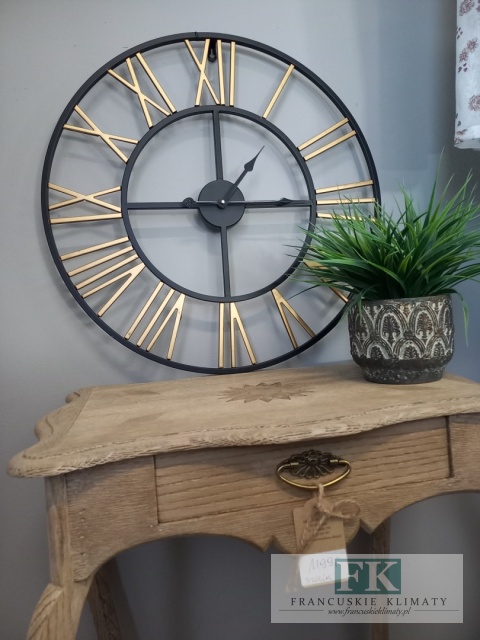 METALOWY ZEGAR ŚCIENNY 60 CM