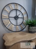 METALOWY ZEGAR ŚCIENNY 60 CM