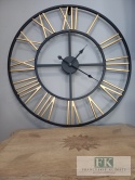 METALOWY ZEGAR ŚCIENNY 60 CM