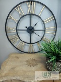 METALOWY ZEGAR ŚCIENNY 60 CM