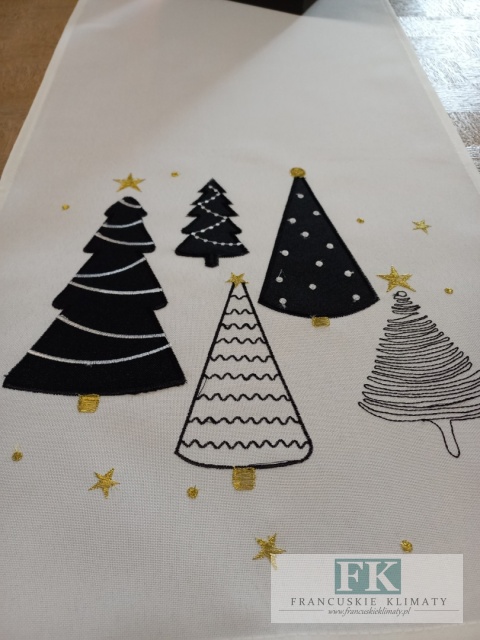 BIEŻNIK DEKORACYJNY CHOINKI 35/175