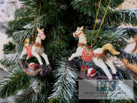 KOMPLET 2 SZTUKI - ZAWIESZKA KONIK NA BIEGUNACH