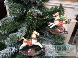 KOMPLET 2 SZTUKI - ZAWIESZKA KONIK NA BIEGUNACH