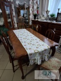 BIEŻNIK WIELKANOC FALBANY KORONKA szyty na wymiar 50/200