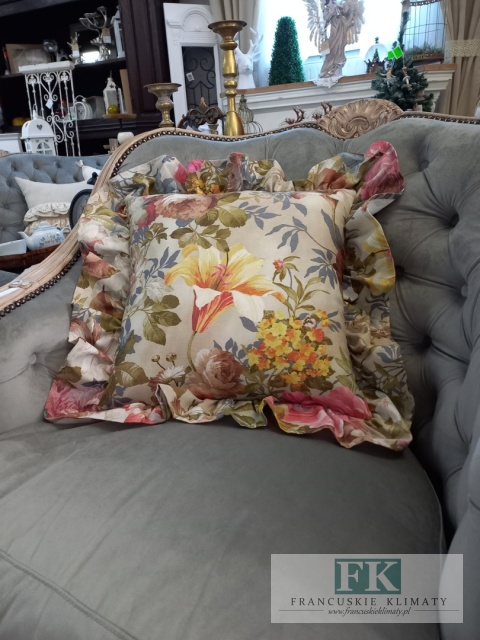 POSZEWKA FALBANA KWIATY PROWANSJA, SHABBY,CHIC