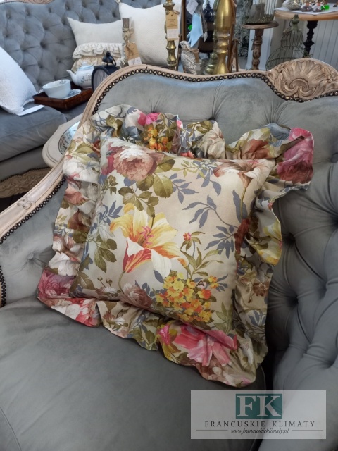 POSZEWKA FALBANA KWIATY PROWANSJA, SHABBY,CHIC