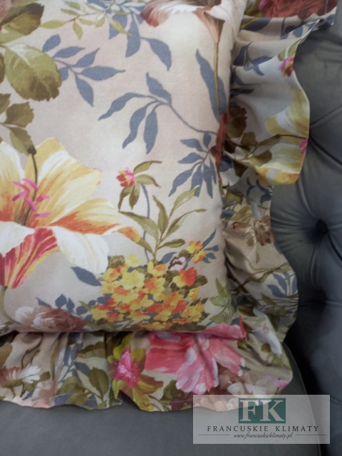 POSZEWKA FALBANA KWIATY PROWANSJA, SHABBY,CHIC