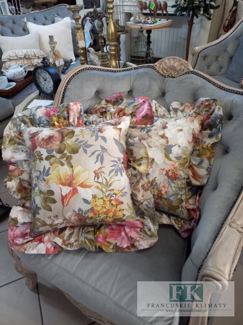 POSZEWKA FALBANA KWIATY PROWANSJA, SHABBY,CHIC
