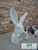 49 cm WIELKA CERAMICZNA FIGURA KRÓLIK ZAJĄC PROMOCJA C