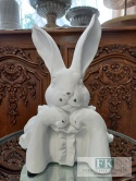 WIELKA CERAMICZNA FIGURA KRÓLIK ZAJĄC 35 cm