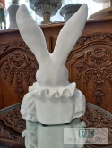 WIELKA CERAMICZNA FIGURA KRÓLIK ZAJĄC 35 cm