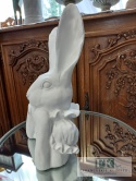 WIELKA CERAMICZNA FIGURA KRÓLIK ZAJĄC 35 cm