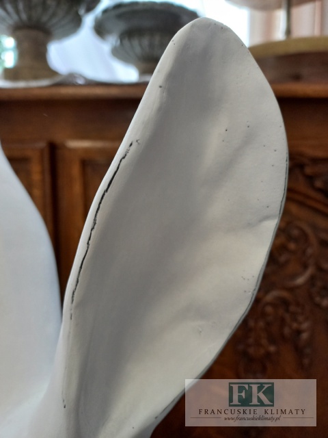 WIELKA CERAMICZNA FIGURA KRÓLIK ZAJĄC 35 cm