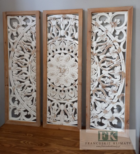 DEKORACJA ŚCIENNA TRYPTYK 90 CM