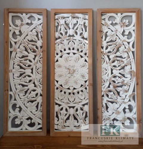 DEKORACJA ŚCIENNA TRYPTYK 90 CM