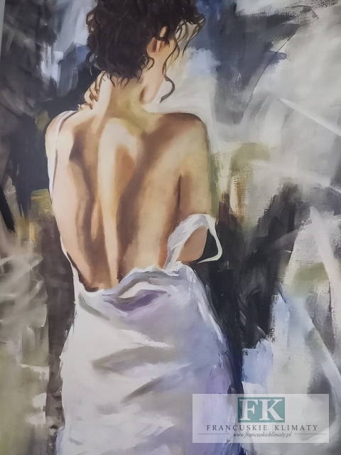 OBRAZ NA PŁÓTNIE 80/130 AKT ZMYSŁOWA KOBIETA