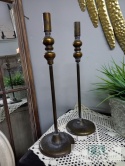 ŚWIECZNIK METALOWY 40 CM , ZŁOTO ANTYCZNE