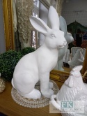 49 cm WIELKA CERAMICZNA FIGURA KRÓLIK ZAJĄC PROMOCJA