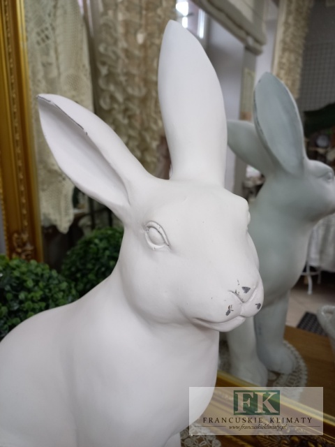 49 cm WIELKA CERAMICZNA FIGURA KRÓLIK ZAJĄC PROMOCJA