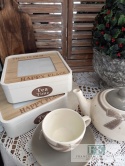 HERBACIARKA PUDEŁKO NA HERBATĘ TEA TIME 6,5x20x20 shabby , prowansja , vintage