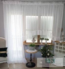 KPL KOMPLET BALKONOWY FIRANA OKNO BALKON 200/250 , 400/160 MARKIZETA FALBANKA