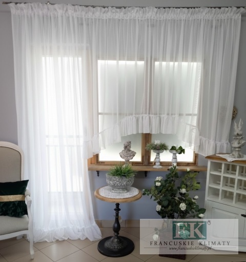 KPL KOMPLET BALKONOWY FIRANA OKNO BALKON 200/250 , 400/160 MARKIZETA FALBANKA