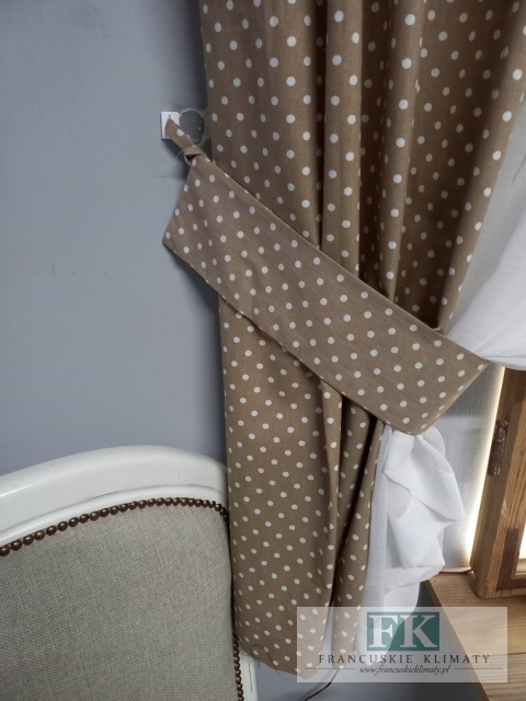 KPL KOMPLET FIRANA BATYST , BAWEŁNA ZASŁONY , shabby retro