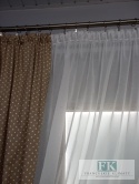 KPL KOMPLET FIRANA BATYST , BAWEŁNA ZASŁONY , shabby retro