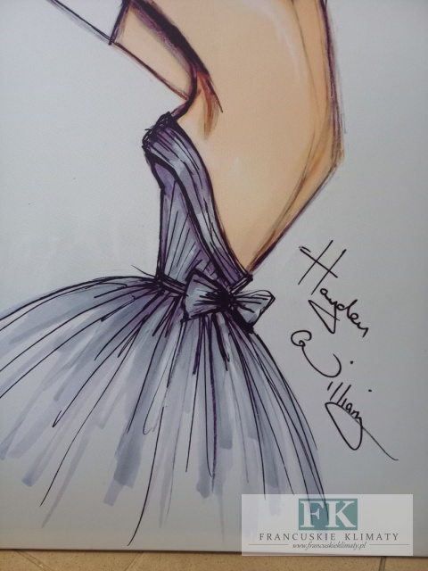 OBRAZ NA PŁÓTNIE ,,MODELKA VOGUE' 70 / 100 CM