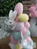 FIGURA JAJKA ZAJĄCE KRÓLIKI 27 CM