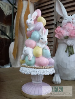FIGURA JAJKA ZAJĄCE KRÓLIKI 27 CM